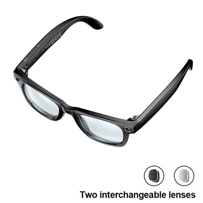 AI Smart Camera Glasses – 8MP HD Photo & Video, Built-In AI Assistant, Hands-Free Recording, Bluetooth Music & Calls, Real-Time Translation, Perfect for Travel & Daily Life Touch