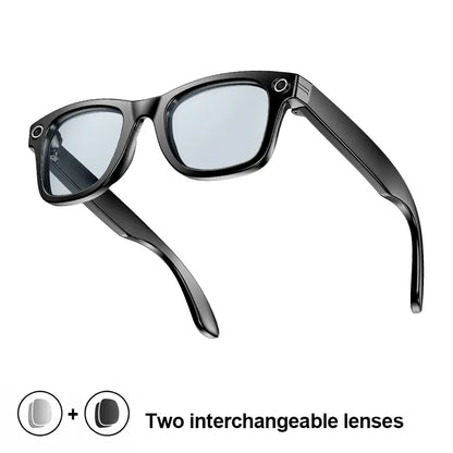 AI Smart Camera Glasses – 8MP HD Photo & Video, Built-In AI Assistant, Hands-Free Recording, Bluetooth Music & Calls, Real-Time Translation, Perfect for Travel & Daily Life Touch