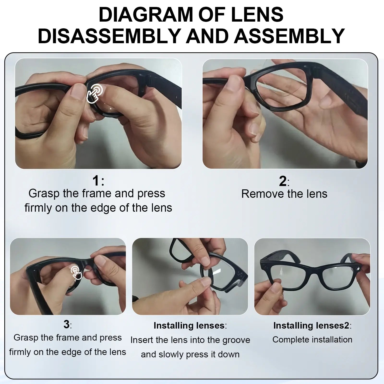 AI Smart Camera Glasses – 8MP HD Photo & Video, Built-In AI Assistant, Hands-Free Recording, Bluetooth Music & Calls, Real-Time Translation, Perfect for Travel & Daily Life Touch