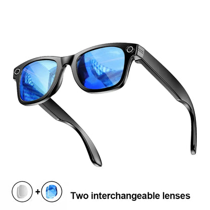 AI Smart Camera Glasses – 8MP HD Photo & Video, Built-In AI Assistant, Hands-Free Recording, Bluetooth Music & Calls, Real-Time Translation, Perfect for Travel & Daily Life Touch